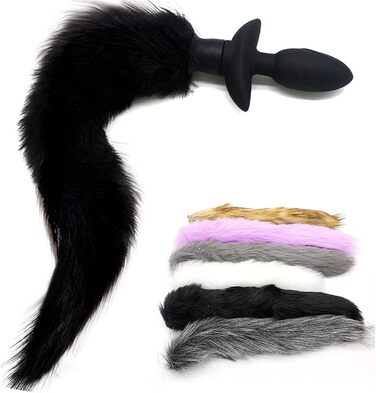 Анальні вібратори ChicLSQ з пультом дистанційного керування – силіконовий анальний плагін з пульта та вібрації, косплей, для жінок та чоловіків, розширювач ануса, чорний