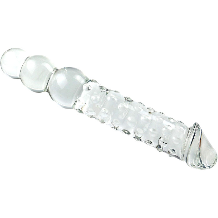 Секс-іграшка з скла Sawekin, великий дзеркальний дildo для стимуляції G-точки та анусу, SM, для мастурбації, 1 шт.