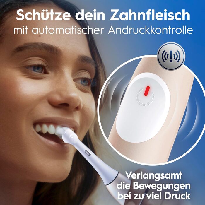 Електрична зубна щітка Oral-B iO Series 2, 3 режими чищення, рожева (Calm Pink) — набір з 1 щіткою та дорожнім футляром для дорослих
