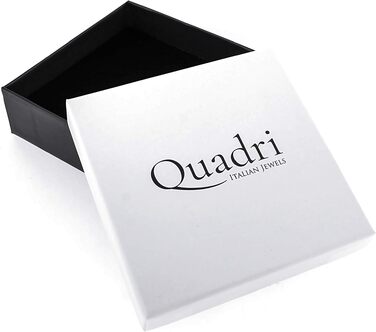 Срібний чоловічий браслет QUADRI у вигляді панцирного ланцюга, 19 см (на зап'ястя 17-18 см) — подарункова упаковка