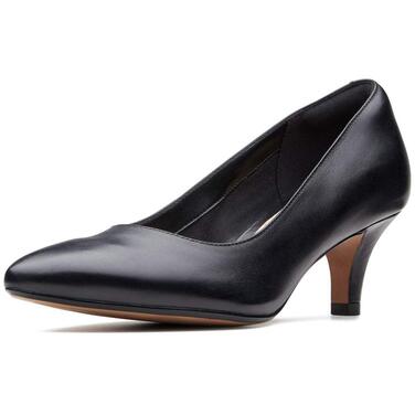 Жіночі туфлі-човники Clarks Linvale Jerica, шкіряні, чорні, розмір 38 EU