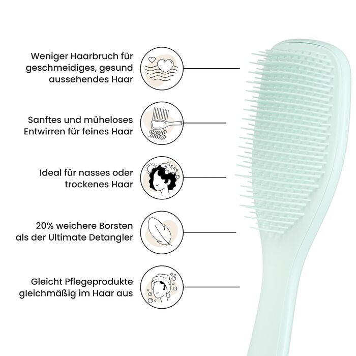 Щітка для волосся Tangle Teezer Ultimate Detangler для фарбованого, тонкого та рідкого волосся, синя