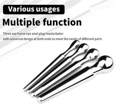 Розширювач сечоводу з нержавіючої сталі Seckoe для чоловіків (XL) - дилататор, катетер, сонда, масажер простати, секс-іграшка