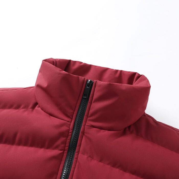 Чоловіча зимова стібана жилетка Allthemen, утеплена легка outdoor-жилетка, червона, розмір XL