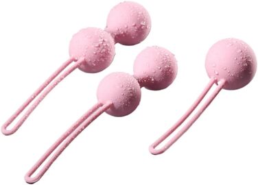 Силіконові кегелеві м'ячики для тренування та зміцнення м'язів тазового дна - 3 шт. Безпечні для жінок, вагінальний масажер