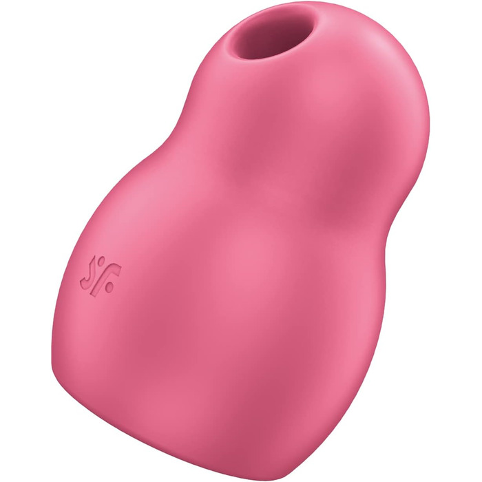 Вібратор Satisfyer Pro To Go 1 | Подвійний мотор | Компактний та перезаряджуваний | Водостійкий (IPX7) | Вібратор-імпульсна хвиля червоного кольору | Інтимна іграшка для жінок, універсальний розмір