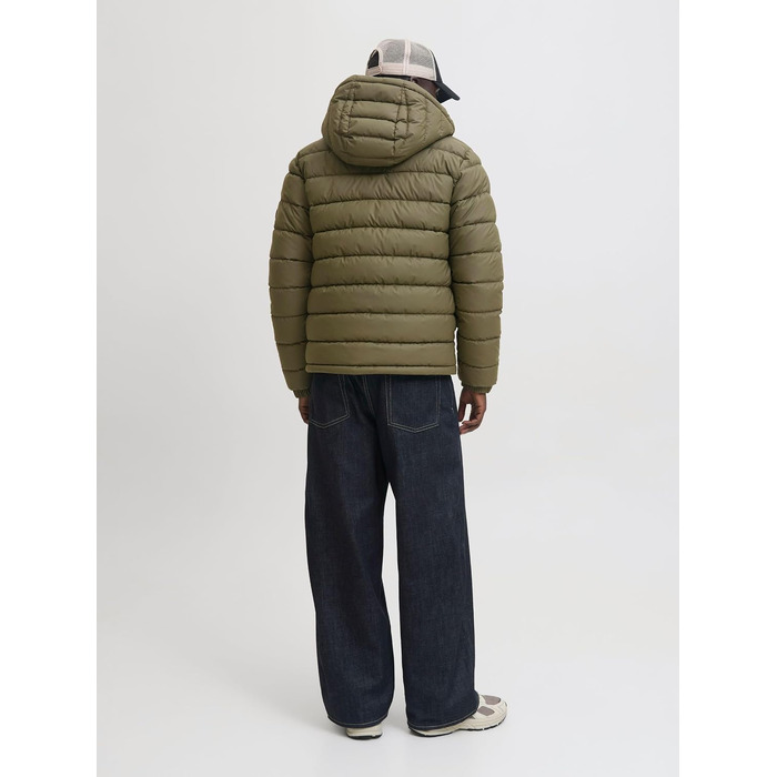 Чоловіча стібана куртка JACK & JONES (розмір L, колір Grape Leaf)