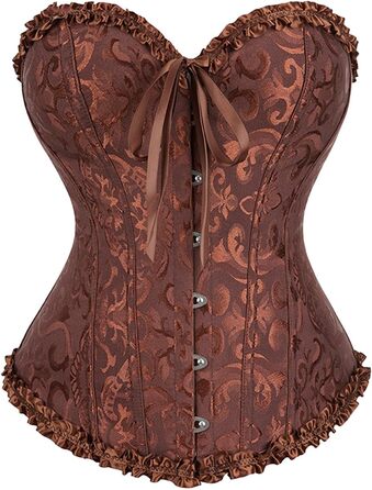 Топ-корсет з мереживом UXSELKCD Multicolor - сексуальний, з підтримкою грудей, підтягує та формує фігуру (XXL)