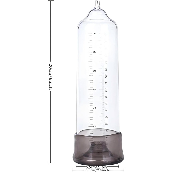 Пумпа для збільшення пеніса з манометром. Ручна пумпа для тренування ерекції з 6 кільцями. Іграшка для чоловіків.