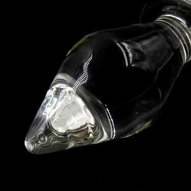 Скляний анальний плагін XXL 80 мм: кришталеві кулі, стимулятор G-точки, для чоловіків та жінок