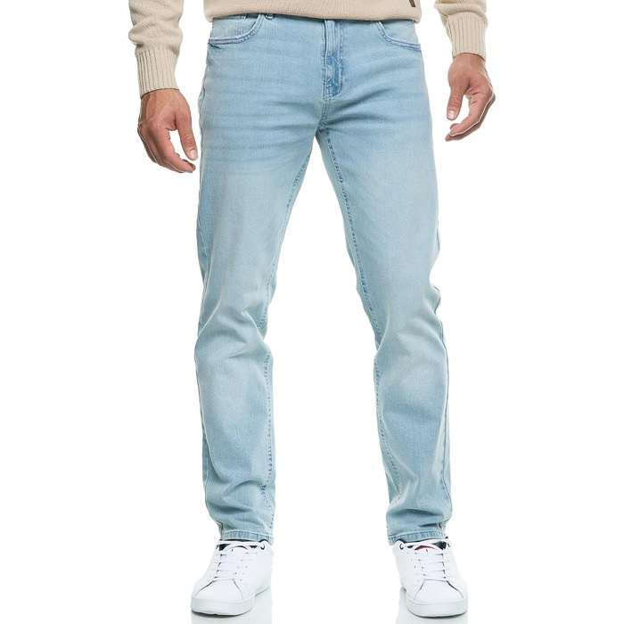 Чоловічі джинси Indicode INSantino Stretch, бавовняні, колір Light Cloud, розмір 34W/32L