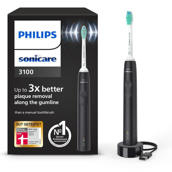 Електрична сонічна зубна щітка Philips Sonicare Series 2100 HX4021/01, 2 режими інтенсивності, SmarTimer, білий колір