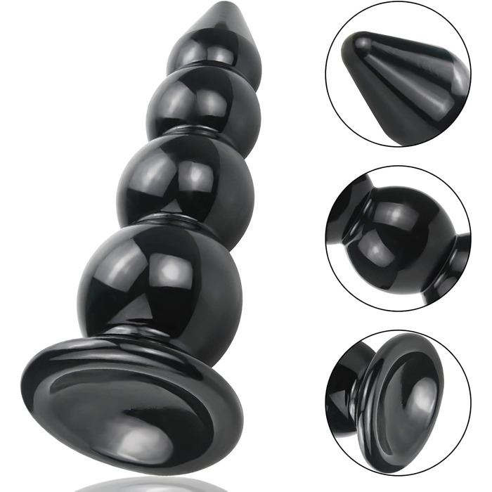 Анальні кулі з присосками Riesen, анальні кулі, анальний плагін, масажер простати, інтимні іграшки для жінок та чоловіків (4 кулі)