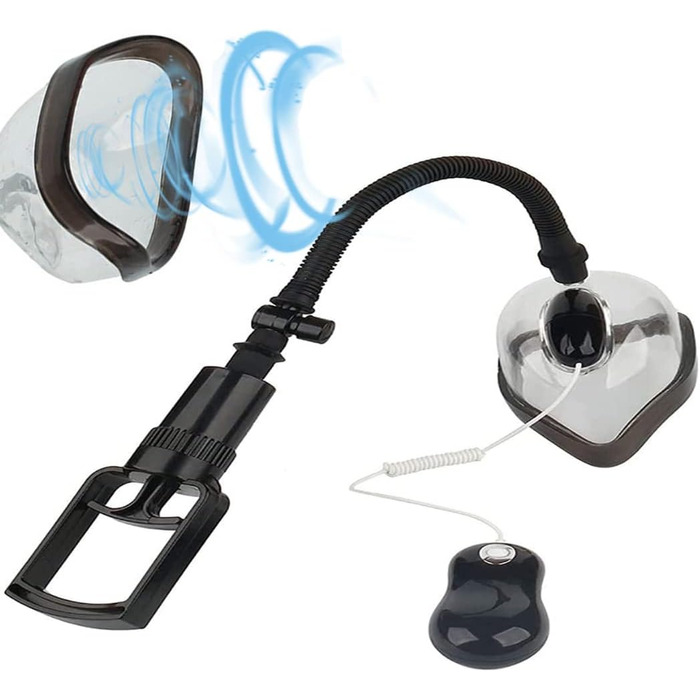 Електричний вібраційний сукун для жінок 2-в-1, набір з вакуумним насосом та 20 режимів вібрації. Інтимна іграшка для дорослих