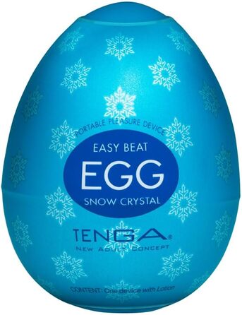 Яєчний масажер Tenga Egg Snow Crystal, білий, універсальний розмір