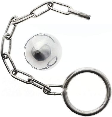 Анальний плагін YCGLX з кільцем для пеніса, анальні кулі, розширювач ануса, мастурбатор для чоловіків та жінок (40 мм, 50 мм)