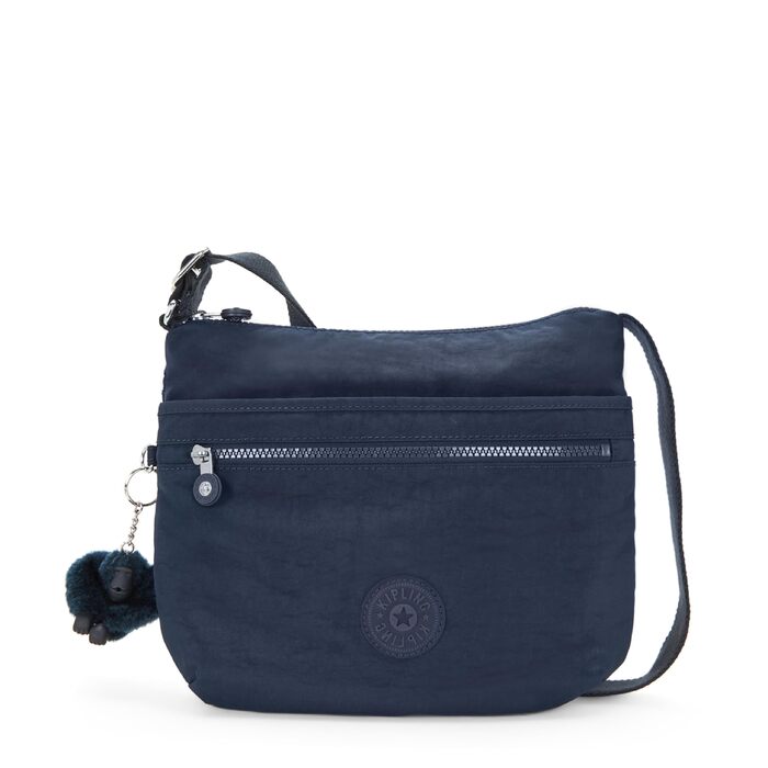 Середня сумка-крос-боді Kipling ARTO синього кольору (Blue Bleu 2)