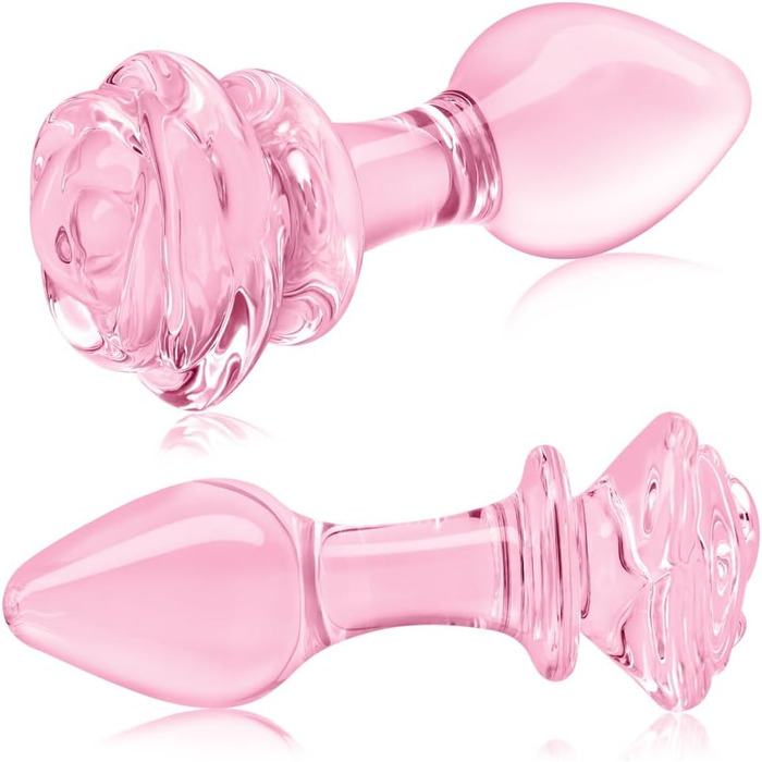 Анальні пробки FLYTAGLE 3 шт. (великий, середній, малий) зі скла для стимуляції простати, BDSM, дорослі іграшки для чоловіків, жінок, пар