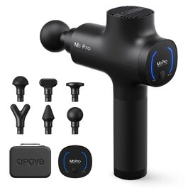 Перкусійний масажер OPOVE M3 Pro 2 Massage Gun з LED-дисплеєм, 2500 об/хв, для зняття м'язового болю, чорний