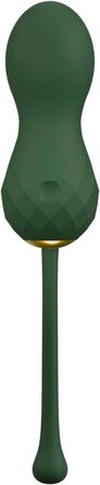 Вібратор для інтимної зони Emerald Love Luxurious Rabbit Grün/Gold, 3,0-4,1 см (Liebeskugeln)