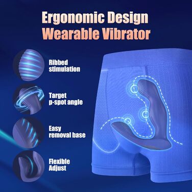 Анавібратор для чоловіків та пар: масажер простати з пультом, анальний дildo з 9 режимами вібрації та ротації, секс-іграшка XXL