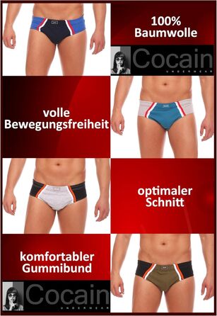 Спортивні труси чоловічі без шва, 6 шт. з 100% бавовни, розміри M-7XL, різні кольори