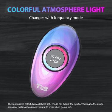 Анальний вібратор для жінок та чоловіків з 12 режимів, 5 інтенсивностей та керуванням через додаток. Стимуляція простати, 5D-діамантова текстура. Іграшки для пар.