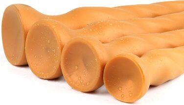 Анальний плаг Roluck для чоловіків, 54 см, з м'якого силікону, з присоском для масажу простати та анального оргазму, розширювач (XL(62 см))