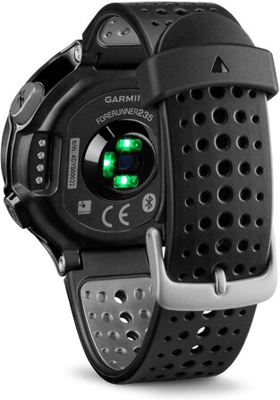 Смарт-годинник Garmin Forerunner 235 WHR з вимірюванням пульсу та сповіщеннями зі смартфона, сірий