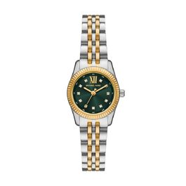 Жіночий годинник Michael Kors Lexington, 26мм, кварцовий механізм, сталевий браслет (оливковий та золотистий)