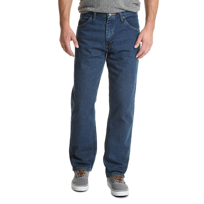 Чоловічі джинси Wrangler Authentics Relaxed Fit, темно-сірий колір (Dunkel Stonewash)