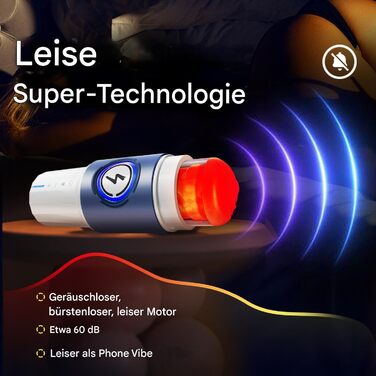 Автоматичний секс-іграшка Leten ThermoPod для чоловіків з підігрівом, функцією масажу та тримачем для телефону