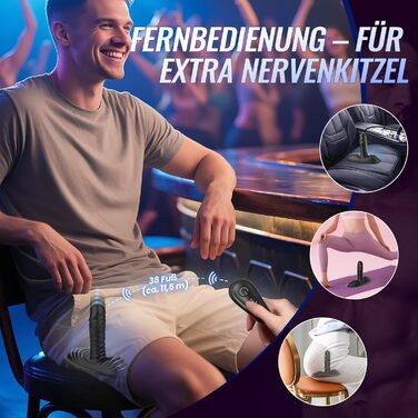 Анальний вібратор-масажер з силікону з 9 режимів вібрації та стимуляції простати, анусу та вагіни. Іграшка для дорослих для чоловіків та жінок