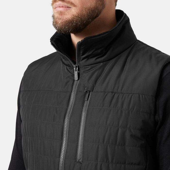 Чоловічий утеплений жилет Helly Hansen Crew Insulator Vest 2.0, колір Ebony (XXL)
