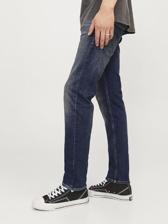 Чоловічі джинси Slim Fit JACK & JONES синього кольору, денім (33W / 32L)
