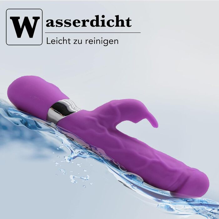 Вібратор для жінок FULUTOY з 7 режимами: стимуляція клітора та G-точки, Rabbit-модель, тихий, для інтимної іграшки