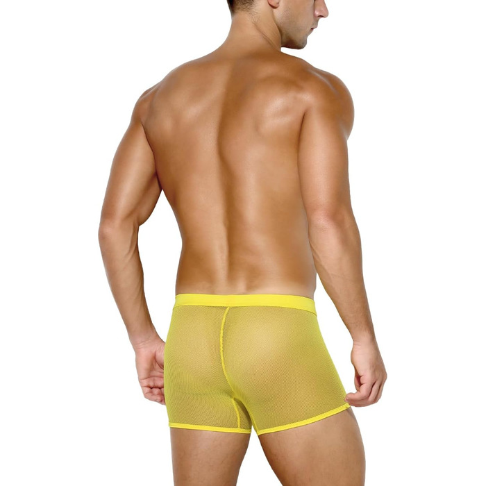 Боксерки чоловічі Caey Kevin Herren, прозорі, низька талія, 3XL, A9-жовтий