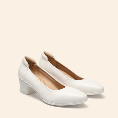 Жіночі туфлі-човники Dream Pairs з закритим носком, білі, розмір 36.5 EU