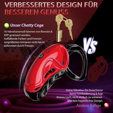 Кагець для кастрації чоловіків - пристрій для сексуальних ігор, SM-фетиш, фіксація пеніса, кагець, ремені для фіксації пеніса, 5 розмірів, кільця для пеніса, 2 ключі та 1 замок