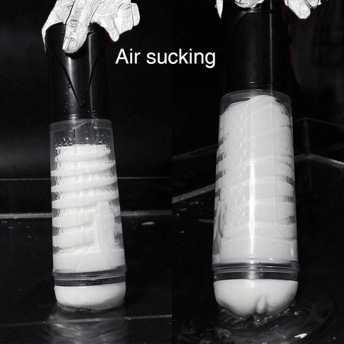 Електричний масажер для чоловіків – стимулятор пеніса з режимами всмоктування. Іграшка для дорослих