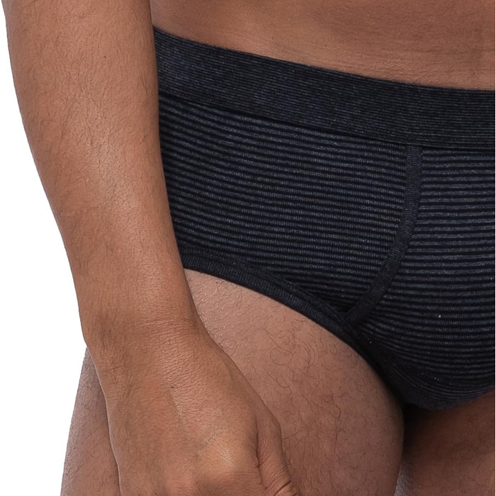 Чоловічі джинси Ammann 3er Pack - спортивні труси Ammann Sport Sip з м'яким поясом та виходом для трусиків, розмір 5-12, кольори: Темно-сірий та Антрацит (5XL)