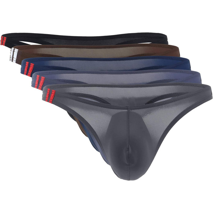 Танга чоловічі Panegy з тонкого льону, низька посадка, 3/4/5 шт. в упаковці, XL, багато кольорів