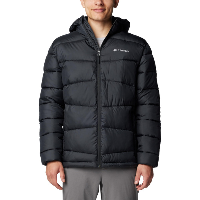 Чоловіча утеплена куртка з капюшоном Columbia Fivemile Butte™ II Puffer Jacket, чорна, розмір M