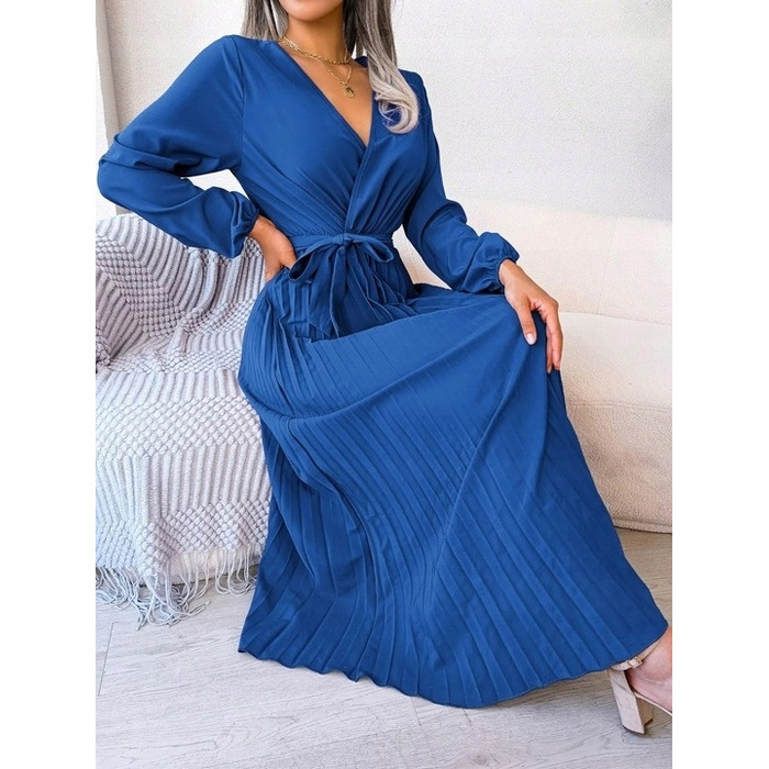 Коктейльна плисована сукня міді NewStyleD, розмір XL