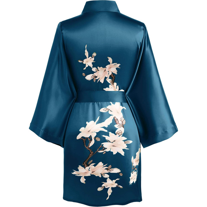 Світшот жіночий BABEYOND з квітковим принтом, легкий, сатиновий, літній, пляжний, халат-кімоно, універсальний розмір, зелений