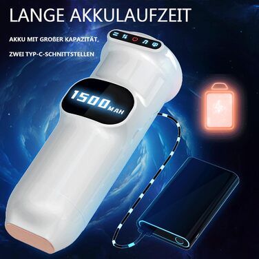 Електричний мастурбатор для чоловіків: чаша для мастурбації з 9 вібрацій та 9 режимів насосу | Інтимна іграшка для чоловіків