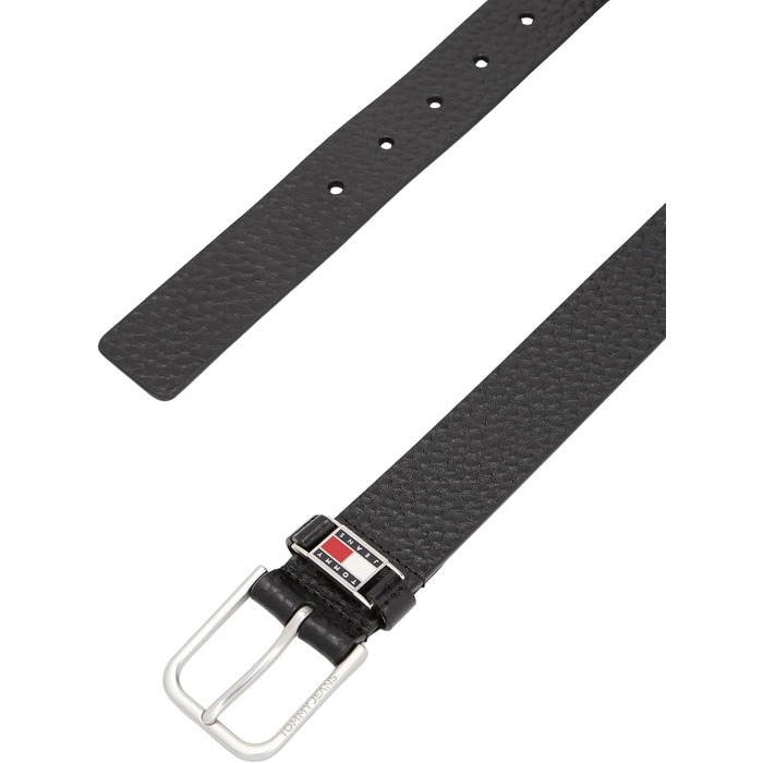 Чоловічий ремінь Tommy Jeans Tjm Scanton Texture 3.5 AM0AM13417, чорний текстурований