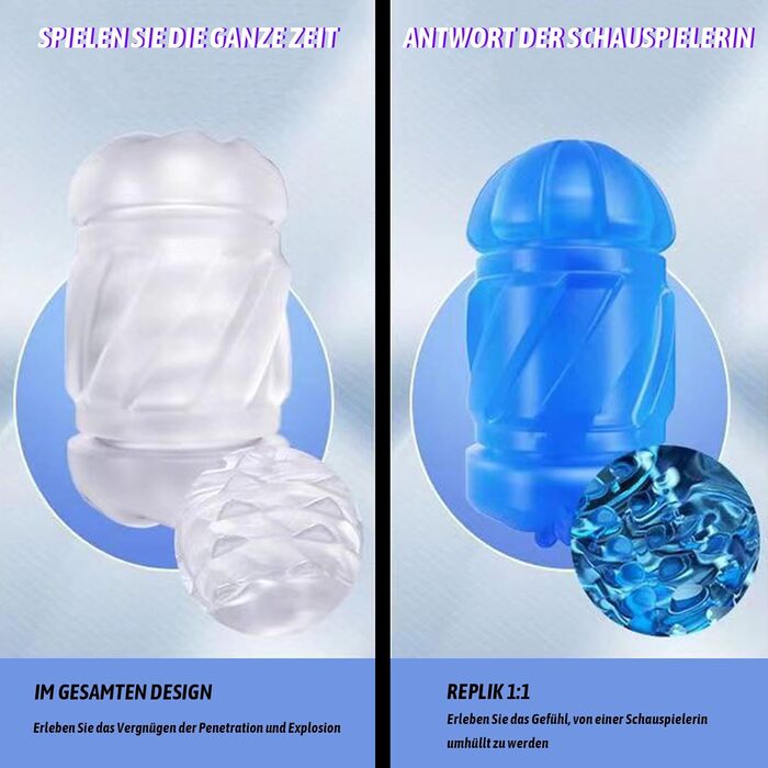 Електричний мастурбатор з тримачем для телефону, 10 режимів, телескопічна функція, силіконовий чохол (2 шт.)