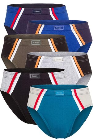 Спортивні труси для чоловіків Good Deal Market 6 | 9 | 12 | Packs з 100% бавовни, розміри 5/M - 13/7XL, 6 шт.