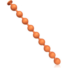 Анальні кульки Jinqian Silikon з 9 кульок, стимулятор G-точки, анальний дилататор, SM-іграшка для жінок та чоловіків (S-45 см, Ø 4 см)